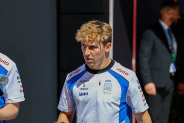 MonacoGP GP GP F1 2025, 25 Mayıs 2025, Monte Carlo, Monaco - Formula 1 Liam Lawson Yarış Bulls sürücüsü