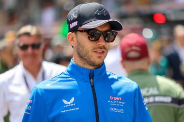 MonacoGP GP GP F1 2025, 25 Mayıs 2025, Monte Carlo, Monaco - Formula 1 Alp sürücüsü Pierre Gasly