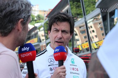 MonacoGP GP GP F1 2025, 25 Mayıs 2025, Monte Carlo, Monaco - Formula 1 Toto Wolff Mercedes