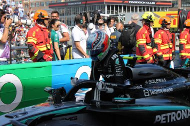 MonacoGP GP GP F1 2025, 25 Mayıs 2025, Monte Carlo, Monaco - Mercedes için Formula 1 Kimi Antonelli sürücüsü