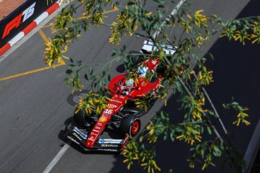 MonacoGP GP GP F1 2025, 25 Mayıs 2025, Monte Carlo, Monaco - Formula 1 Charles Leclerc Ferrari sürücüsü