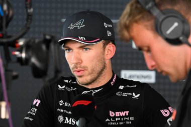 SpanishGP GP GP GP F1 2025, Haziran 12025, Barcellona, İspanya - Formula 1 Alp sürücüsü Pierre Gasly