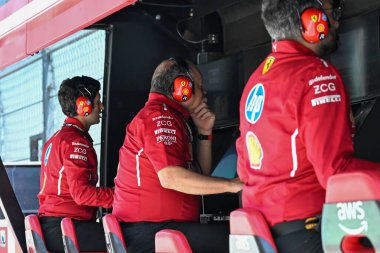 SpanishGP GP GP F1 2025, Haziran 12025, Barcellona, İspanya - Formula 1 Vasseur Ferrari