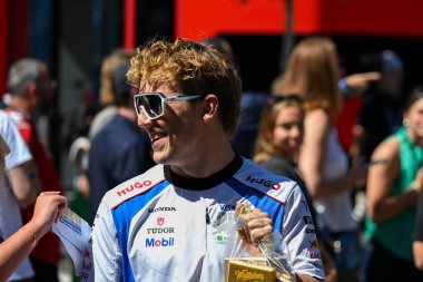 SpanishGP GP GP F1 2025, Haziran 12025, Barcellona, İspanya - Formula 1 Yarışçı Bulls sürücüsü Liam Lawson