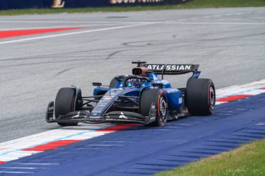Avusturya GP GP GP F1 2025, 30 Haziran 2025, Spielberg, Avusturya - Williams için Formula 1 Alexander Albon sürücüsü