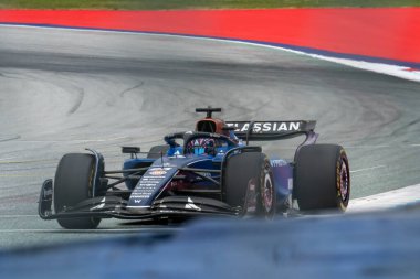 Avusturya GP GP GP F1 2025, 30 Haziran 2025, Spielberg, Avusturya - Williams için Formula 1 Alexander Albon sürücüsü