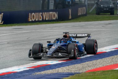 Avusturya GP GP GP F1 2025, 30 Haziran 2025, Spielberg, Avusturya - Williams için Formula 1 Alexander Albon sürücüsü