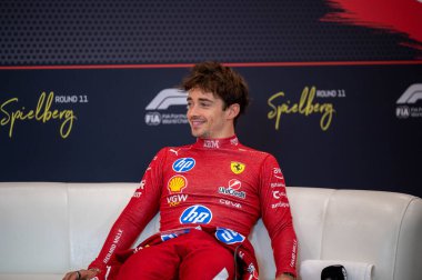 Avusturya GP GP GP F1 2025, 30 Haziran 2025, Spielberg, Avusturya - Ferrari Formula 1 Charles Leclerc sürücüsü