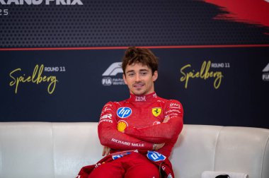 Avusturya GP GP GP F1 2025, 30 Haziran 2025, Spielberg, Avusturya - Ferrari Formula 1 Charles Leclerc sürücüsü