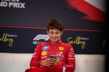 Avusturya GP GP GP F1 2025, 30 Haziran 2025, Spielberg, Avusturya - Ferrari Formula 1 Charles Leclerc sürücüsü