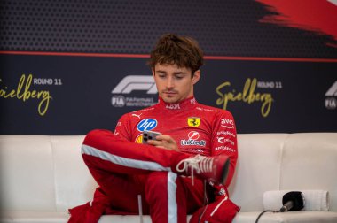 Avusturya GP GP GP F1 2025, 30 Haziran 2025, Spielberg, Avusturya - Ferrari Formula 1 Charles Leclerc sürücüsü