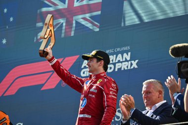 Avusturya GP GP GP F1 2025, 30 Haziran 2025, Spielberg, Avusturya - Ferrari Formula 1 Charles Leclerc sürücüsü