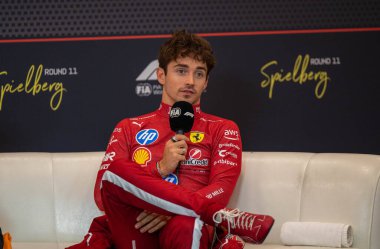 Avusturya GP GP GP F1 2025, 30 Haziran 2025, Spielberg, Avusturya - Ferrari Formula 1 Charles Leclerc sürücüsü
