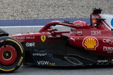Avusturya GP GP GP F1 2025, 30 Haziran 2025, Spielberg, Avusturya - Ferrari Formula 1 Charles Leclerc sürücüsü