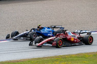 Avusturya GP GP GP F1 2025, 30 Haziran 2025, Spielberg, Avusturya - Ferrari Formula 1 Charles Leclerc sürücüsü