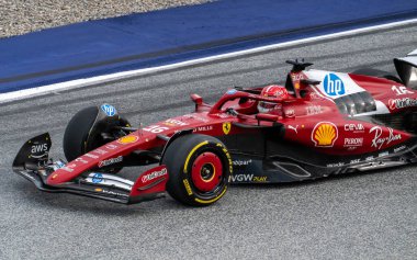 Avusturya GP GP GP F1 2025, 30 Haziran 2025, Spielberg, Avusturya - Ferrari Formula 1 Charles Leclerc sürücüsü