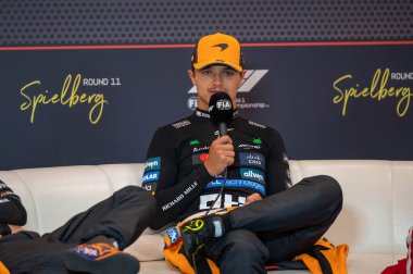 Avusturya GP GP GP F1 2025, 30 Haziran 2025, Spielberg, Avusturya - McLaren Formula 1 Norris sürücüsü