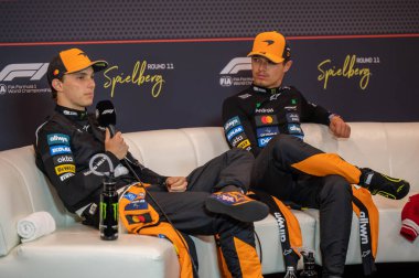 Avusturya GP GP GP F1 2025, 30 Haziran 2025, Spielberg, Avusturya - McLaren Formula 1 Norris sürücüsü