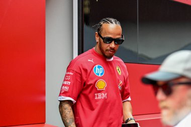 Avusturya GP GP GP F1 2025, 30 Haziran 2025, Spielberg, Avusturya - Formula 1 Lewis Hamilton Ferrari sürücüsü