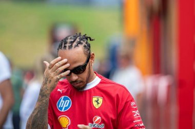 Avusturya GP GP GP F1 2025, 30 Haziran 2025, Spielberg, Avusturya - Formula 1 Lewis Hamilton Ferrari sürücüsü