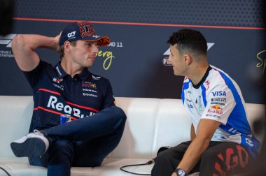 Avusturya GP GP GP F1 2025, 30 Haziran 2025, Spielberg, Avusturya - Formula 1 Red Bull için Max Verstappen sürücüsü