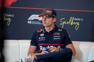 Avusturya GP GP GP F1 2025, 30 Haziran 2025, Spielberg, Avusturya - Formula 1 Red Bull için Max Verstappen sürücüsü