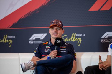 Avusturya GP GP GP F1 2025, 30 Haziran 2025, Spielberg, Avusturya - Formula 1 Red Bull için Max Verstappen sürücüsü
