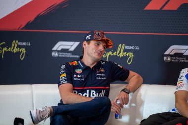 Avusturya GP GP GP F1 2025, 30 Haziran 2025, Spielberg, Avusturya - Formula 1 Red Bull için Max Verstappen sürücüsü