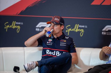 Avusturya GP GP GP F1 2025, 30 Haziran 2025, Spielberg, Avusturya - Formula 1 Red Bull için Max Verstappen sürücüsü