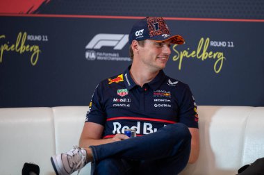 Avusturya GP GP GP F1 2025, 30 Haziran 2025, Spielberg, Avusturya - Formula 1 Red Bull için Max Verstappen sürücüsü