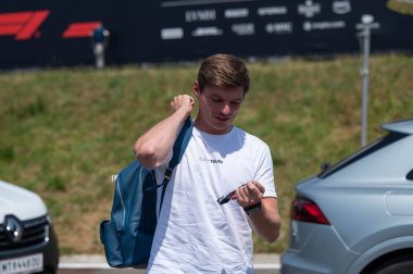 Avusturya GP GP GP F1 2025, 30 Haziran 2025, Spielberg, Avusturya - Formula 1 Red Bull için Max Verstappen sürücüsü
