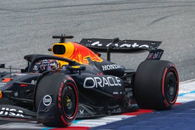 Avusturya GP GP GP F1 2025, 30 Haziran 2025, Spielberg, Avusturya - Formula 1 Red Bull için Max Verstappen sürücüsü