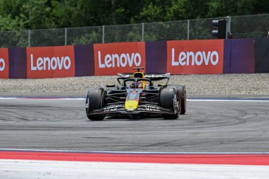 Avusturya GP GP GP F1 2025, 30 Haziran 2025, Spielberg, Avusturya - Formula 1 Red Bull için Max Verstappen sürücüsü
