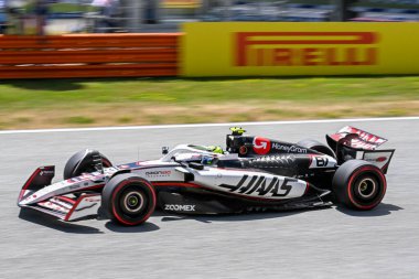 Avusturya GP GP GP F1 2025, 30 Haziran 2025, Spielberg, Avusturya - Haas için Formula 1 Oliver Bearman sürücüsü