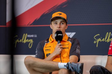 Avusturya GP GP GP F1 2025, 30 Haziran 2025, Spielberg, Avusturya - McLaren Formula 1 Oscar Piastri sürücüsü