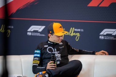 Avusturya GP GP GP F1 2025, 30 Haziran 2025, Spielberg, Avusturya - McLaren Formula 1 Oscar Piastri sürücüsü