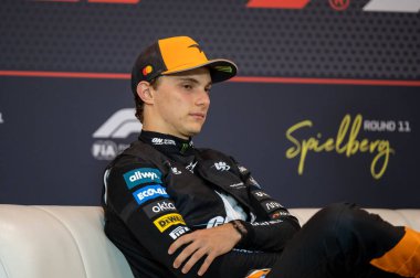 Avusturya GP GP GP F1 2025, 30 Haziran 2025, Spielberg, Avusturya - McLaren Formula 1 Oscar Piastri sürücüsü