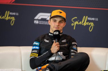 Avusturya GP GP GP F1 2025, 30 Haziran 2025, Spielberg, Avusturya - McLaren Formula 1 Oscar Piastri sürücüsü