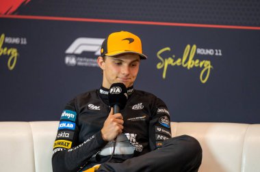 Avusturya GP GP GP F1 2025, 30 Haziran 2025, Spielberg, Avusturya - McLaren Formula 1 Oscar Piastri sürücüsü