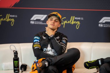 Avusturya GP GP GP F1 2025, 30 Haziran 2025, Spielberg, Avusturya - McLaren Formula 1 Oscar Piastri sürücüsü