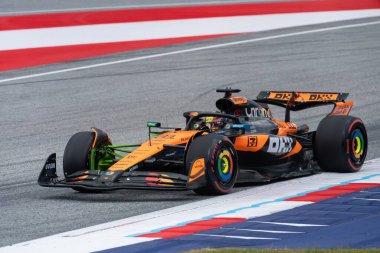 Avusturya GP GP GP F1 2025, 30 Haziran 2025, Spielberg, Avusturya - McLaren Formula 1 Oscar Piastri sürücüsü