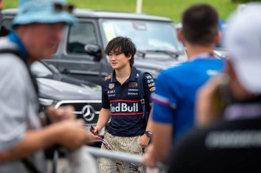 Avusturya GP GP GP F1 2025, 30 Haziran 2025, Spielberg, Avusturya - Formula 1 Yuki Tsunoda Red Bull sürücüsü