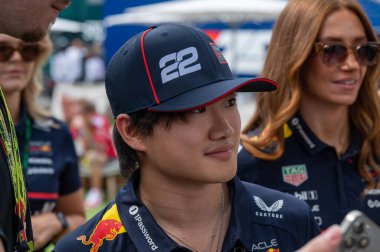 Avusturya GP GP GP F1 2025, 30 Haziran 2025, Spielberg, Avusturya - Formula 1 Yuki Tsunoda Red Bull sürücüsü