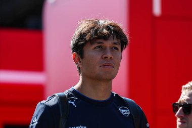 Macaristan GP GP GP F1 2025, 3 Ağustos 2025, Budapeşte, Macaristan - Williams için Formula 1 Alexander Albon sürücüsü