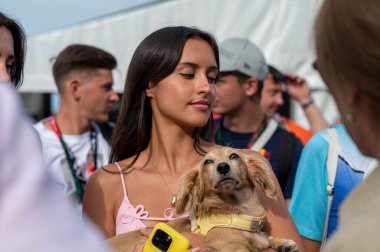 Macaristan GP GP GP F1 2025, 3 Ağustos 2025, Budapeşte, Macaristan - Formula 1 Alexandra Saint mleux Ferrari