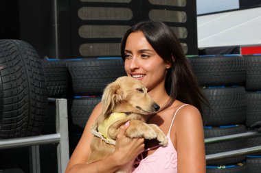 Macaristan GP GP GP F1 2025, 3 Ağustos 2025, Budapeşte, Macaristan - Formula 1 Alexandra Saint mleux Ferrari