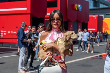 Macaristan GP GP GP F1 2025, 3 Ağustos 2025, Budapeşte, Macaristan - Formula 1 Alexandra Saint mleux Ferrari