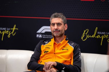 Macaristan GP GP GP F1 2025, 3 Ağustos 2025, Budapeşte, Macaristan - Formula 1 Andrea Stella McLaren