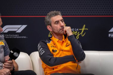 Macaristan GP GP GP F1 2025, 3 Ağustos 2025, Budapeşte, Macaristan - Formula 1 Andrea Stella McLaren