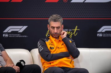 Macaristan GP GP GP F1 2025, 3 Ağustos 2025, Budapeşte, Macaristan - Formula 1 Andrea Stella McLaren